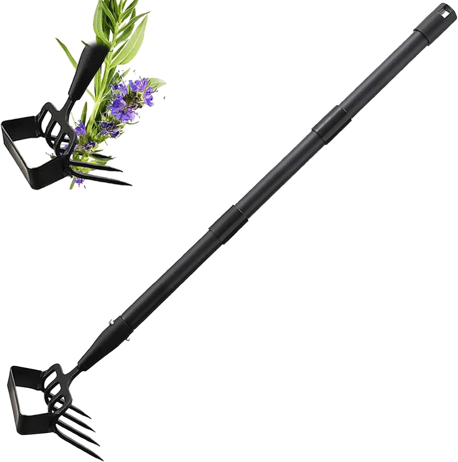 Hula Hoe Garden Tool - 2 in 1 Stirrup Action Hoe & Rake,Heavy Duty Weeding & ... Item image 8