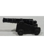 Vintage Penn Craft Miniature Cannon Black Cast Iron Toy Display USA - $18.81