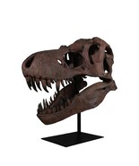Jumbo T-Rex Skull On Base Life Size Statue - $8,024.69 CAD