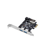Siig LB-US0214-S1 USB 3.0 4-PORT (2-EXT PLUS19-PIN HEADER) PCIE HOST CARD - $66.37 CAD