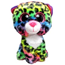 2018 Dotty the Rainbow Leopard Ty Beanie Boo Plush Toy Stuffed Animal 6&quot; - £7.13 GBP