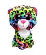 2018 Dotty the Rainbow Leopard Ty Beanie Boo Plush Toy Stuffed Animal 6&quot; - £7.02 GBP