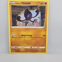 Pokemon Galarian Yamask Chilling Reign 82/198 Common Basic Fighting TCG ... - £0.84 GBP