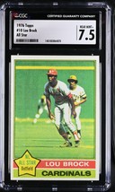 1976 Topps Lou Brock #10 All Star CGC 7.5 P1366 - £24.41 GBP