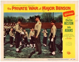 *THE PRIVATE WAR OF MAJOR BENSON (1955) Charlton Heston &amp; Tim Considine ... - £39.96 GBP