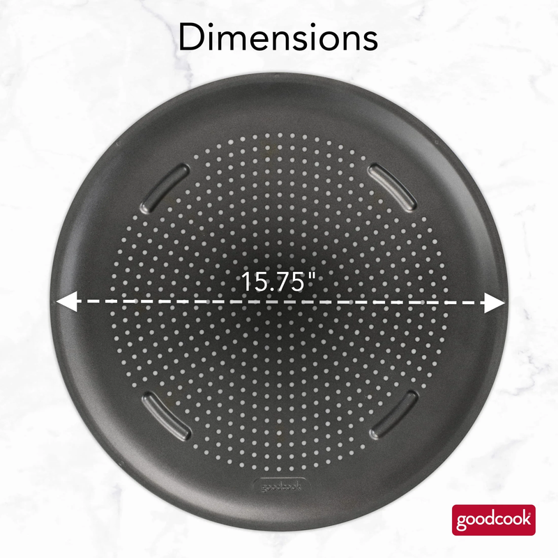 Nonstick 16” Pizza Pan, Perforated round Baking Pan Item image 5