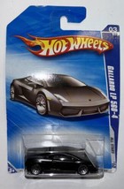 2010 Hot Wheels #121 All Stars 3/10 Lamborghini GALLARDO LP 560-4 Black NIP - $8.90