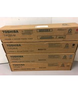 TOSHIBA T-FC25 OEM CYMK Lot set 4 Toner Cyan Yellow Black Magenta for e-... - $110.42 CAD