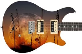 Guitar Skin Axe Wrap Re-skin Electric Vinyl Harvest Moon 827 - $45.49