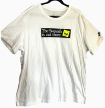 The Nike Tee White Alien &quot;The Shoosh is out there.&quot; men&#39;s XXL t-shirt - $18.24