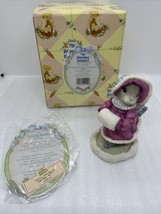 1996 My Blushing Bunnies “Love Will Never Let You Fall” Figurine Ice Skating - $19.62