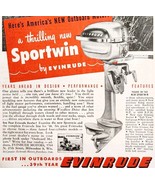 1948 Evinrude Sportwin Outboard Motor Advertisement Boating Fishing Vtg ... - $367.66 MXN 1948 Evinrude Sportwin Outboard Motor Advertisement Boating Fishing Vtg ... - $367.66 MXN