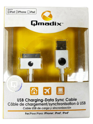 Qmadix USB Charging &amp; Sync Data Cable for Apple iPad iPod iPhone Device ... - $7.88