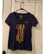 Nike Women&#39;s Short Sleeve T-Shirt West Virginia University Mountaineers ... - £30.22 GBP