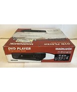 Magnavox MDV2100 Compact Black Progressive Scan DVD Player NO REMOTE - £12.55 GBP
