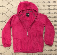 The North Face Girls Osito Full Zip Hooded Jacket Size XL Pink EUC! A3 - £24.92 GBP