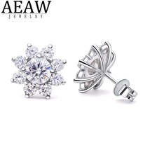 AEAW JEWELRY - Original 1.0ctw 5.0mm Round Excellent Cut DF Color VVS1 Moissanit - £399.60 GBP+