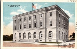 US Post Office Minot North Dakota Vintage Postcard (C13) - £5.09 GBP