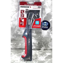 Arrow Professional Hammer Tacker Fastener Soft Rubber Grip HTX50 - £18.58 GBP