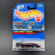 Hot Wheels Tech Tones Silhouette II Car Red Diecast 1/64 Scale Collector #746 - £6.85 GBP