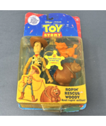 NEW SEALED DAMAGED BOX 1999 Toy Story 2 Ropin&#39; Rescue Woody Toy FAST SHIP6 - $12.34