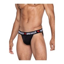 Heartbreaker Jockstrap w/Contoured Pouch &amp; Elastic Rear Straps Black/Red - $17.00