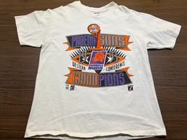 VTG 1993 Phoenix Suns NBA Finals White T-Shirt - Large - Chicago Bulls - $69.99