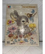 Milton Bradley 1987 25Pc. Forest Friends Puzzle 14.5&quot; x 11.5&quot;  Bunny Rabbit - $15.90