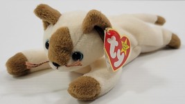 M) TY Beanie Babies Snip the Siamese Cat - October 22, 1996 - £4.66 GBP