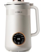 KIDISLE 8-in-1 Nut Milk Maker, 32oz Soy/Almond/Oat Milk Machine, Cream - $54.44