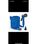 Expandable Garden Hose Pipe Anti Kink With 7 Function Water Spray Gun 30... - $11.76