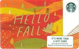 Starbucks 2018 Hello Fall Collectible Gift Card New No Value - £1.52 GBP