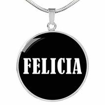 Felicia v02 - Luxury Necklace Personalized Name Gifts - £32.08 GBP