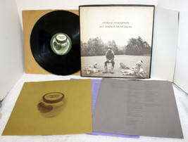 George Harrison All Things Must Pass ~ 1970 Apple Jam STCJ-639 LP Record +Poster - £276.82 GBP