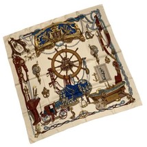 Authentic RARE! Hermes Musee Museum Vintage 90cm Silk Scarf - £432.64 GBP