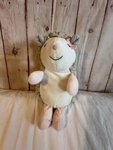 Blankets And Beyond 11" Hedgehog Plush Rattle Lovey Baby Stuffed Animal - $16.99