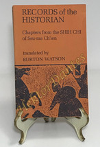 Records of the Historian: Chapters from the Shih Chi by Burton Watson (1969, TrP - £25.13 GBP