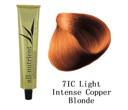 All-Nutrient Permanent Cream Hair Color - 7IC Light Intense Copper Blonde