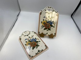 Pair of Villeroy &amp; Boch China ALT AMSTERDAM Cheese &amp; Cracker Boards - £47.40 GBP