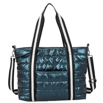 Fashion Pleated Quilted Cotton Padded Crossbody Bag Women Large Capacity Shoulde - £40.25 GBP