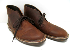 Clarks Bushacre  Brown Chukka Lace Boot Mens Size US 11 - £31.06 GBP