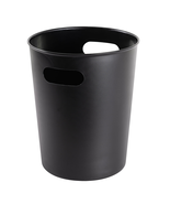 Basic Plastic 2.64 Gallon Wastebasket in Rich Black for Bathroom, Bedroo... - $20.78