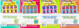 NEW Lot 4 Penny Press Dell WHEEL FORTUNE Word Search Seek Puzzle Books 1... - £13.28 GBP