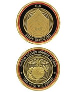 US SELLER - NEW USMC MARINES STAFF SERGEANT E-6 RANK MILITARY CHALLENGE ... - $9.95
