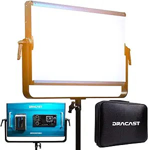 Dracast X Series LED2000 Bi-Color LED Video Light Panel with V-Mount Bat... - $1,110.99