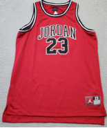 Jordan Activewear Tank Top Youth Size XL Red Wide Strap Round Neck Slit ... - $39.02
