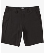 New with Tags BILLABONG NEW ORDER SLUB Men&#39;s Size 34 Black Hybrid Chino ... - $49.49