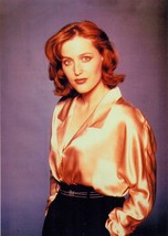 1993’s THE X-FILES Gillian Anderson gold satin blouse 7x10 portrait - €5,12 EUR