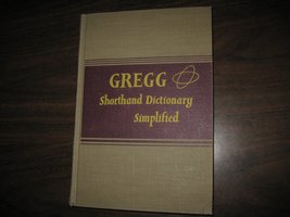 Gregg Shorthand Dictionary Simplified, 1960 [Hardcover] John Robert Gregg - £22.90 GBP