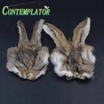 2pcs Hares Mask With Ears Hare Ear Nymph Fly Tying Materials Spiky Mottled Guar - £49.31 GBP